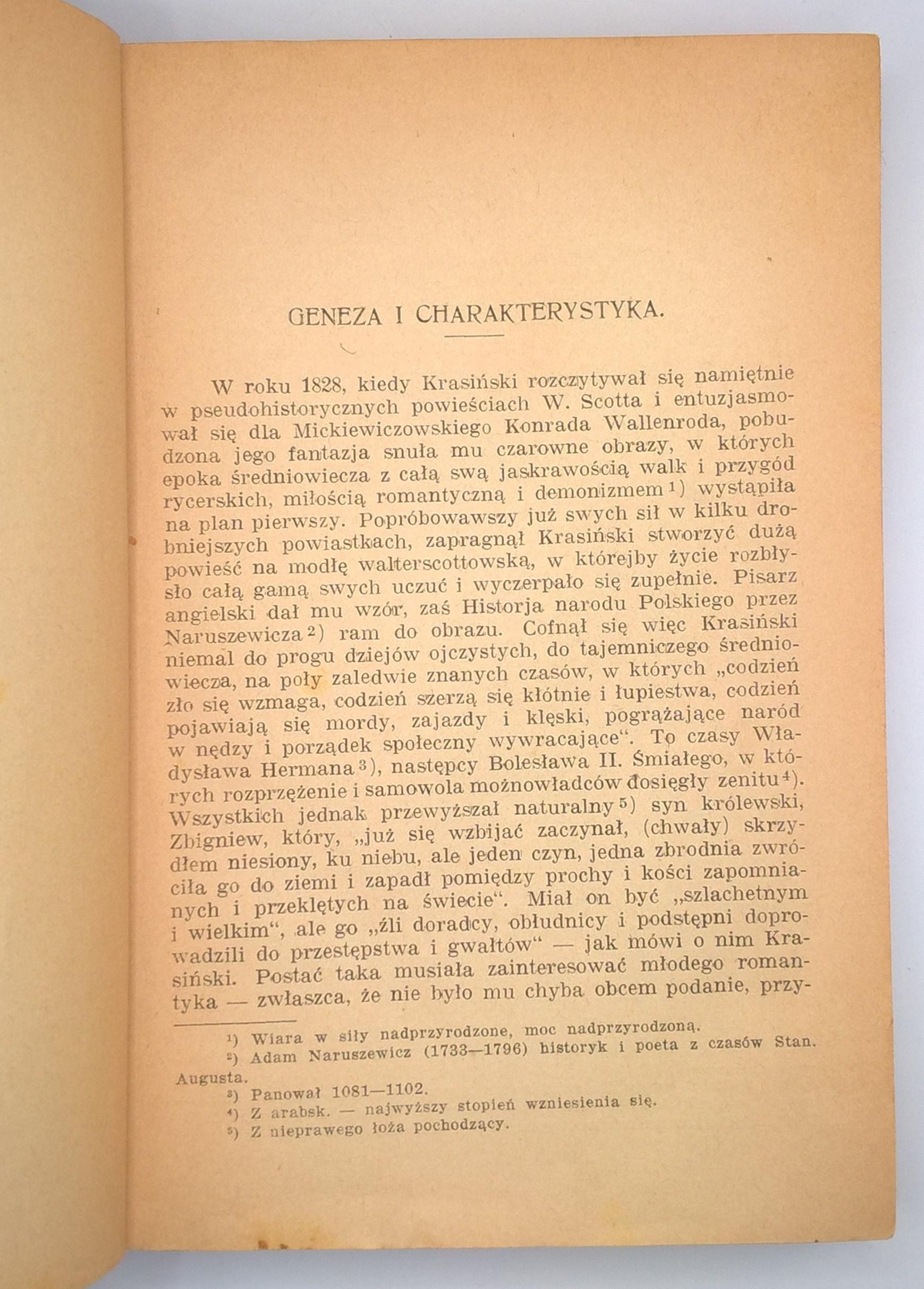 Książka - ZYGMUNT KRASIŃSKI - PISMA "Władysław Herman i dwór jego"