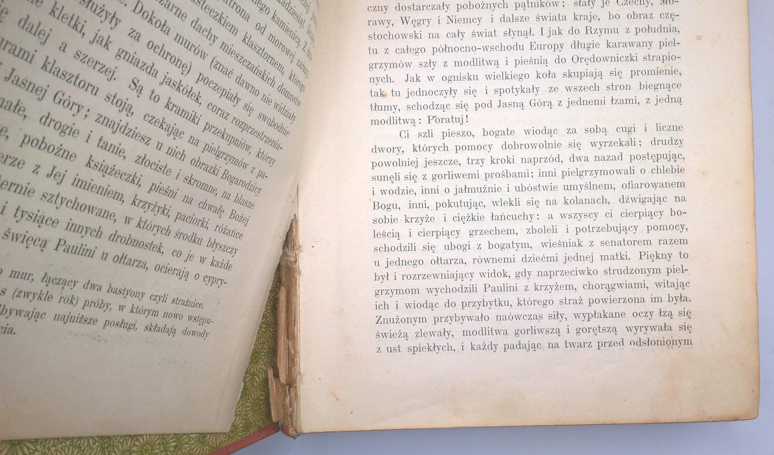 Książka - J. I. Kraszewski "Ksiądz Kordecki - Obrońca Częstochowy", 1908 r.