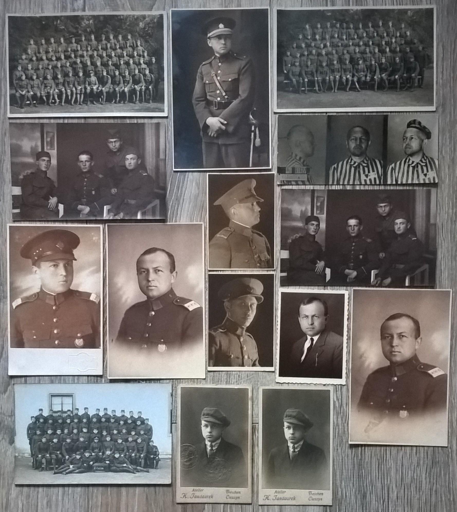 Zestaw zdjęć - żołnierz Józef Pasz, Teschen (Cieszyn)