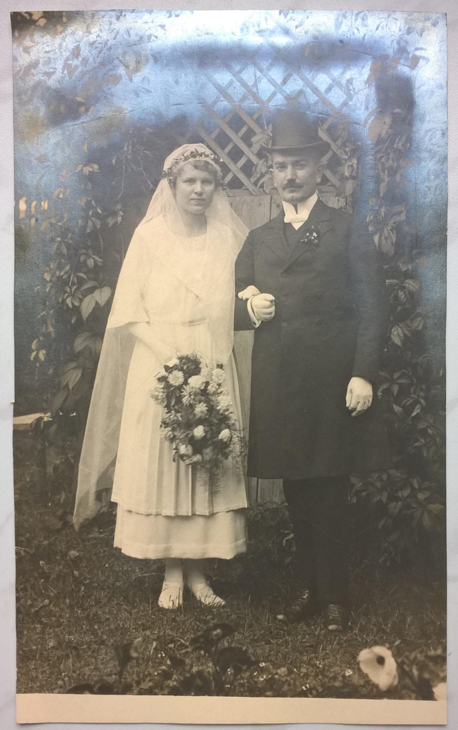 Stare zdjęcie ślubne