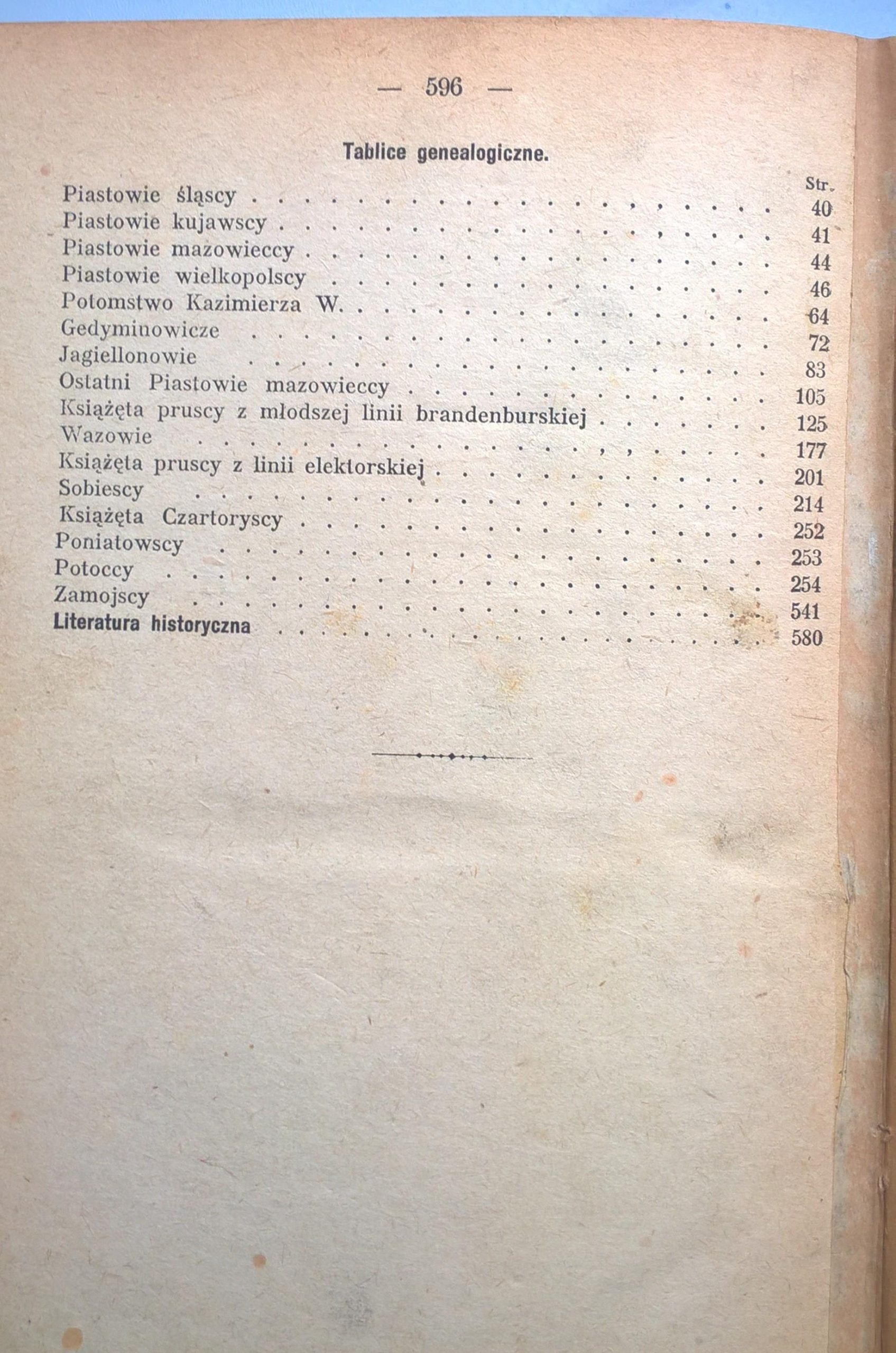 Książka "Dzieje narodu polskiego" Władysław Smoleński, 1919 r.