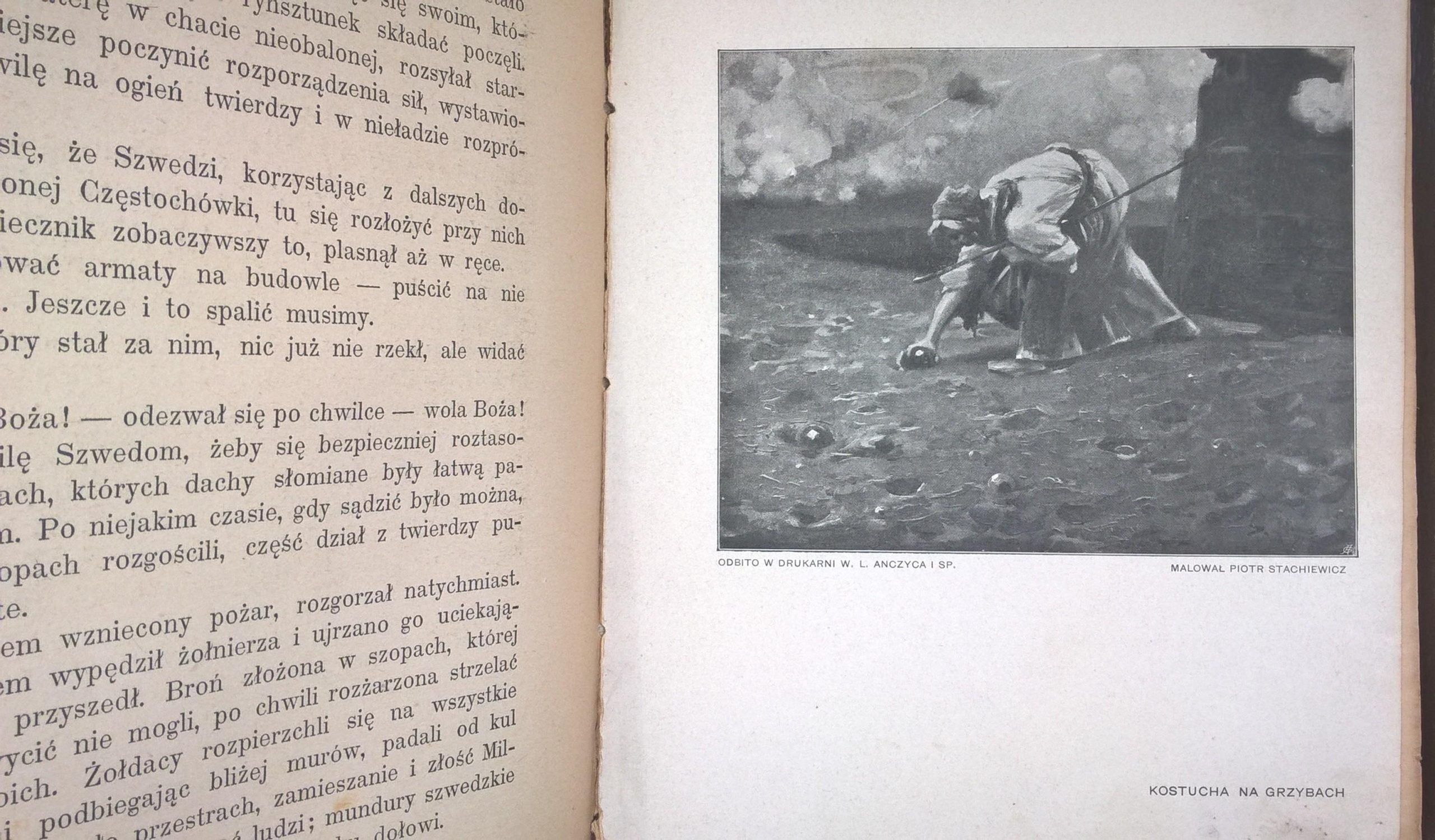 Książka – „Ksiądz Kordecki – Obrońca Częstochowy” J. I. Kraszewski, 1908 r.