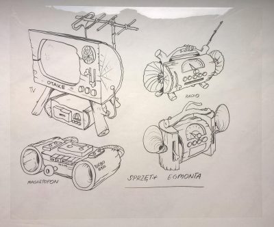 Folia animacyjna z kreskówki „THE FLINTSTONES" - Sprzęty Egmonta