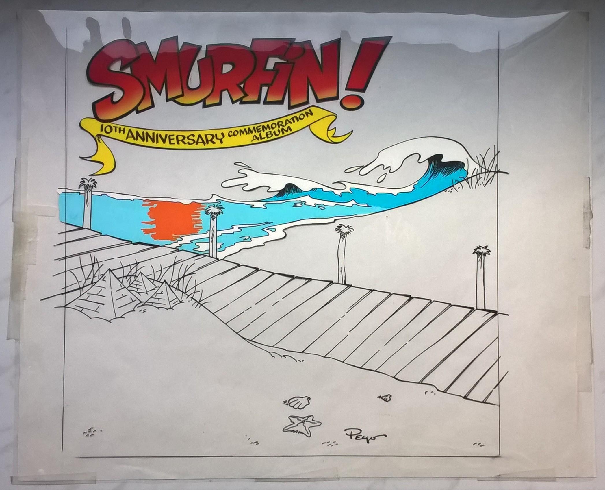 Folia animacyjna - SMURFIN! 10th ANNIVERSARY COMMEMORATION ALBUM - Album z okazji 10-lecia - SMERFY