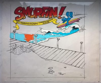 Folia animacyjna – SMURFIN! 10th ANNIVERSARY COMMEMORATION ALBUM – Album z okazji 10-lecia – SMERFY