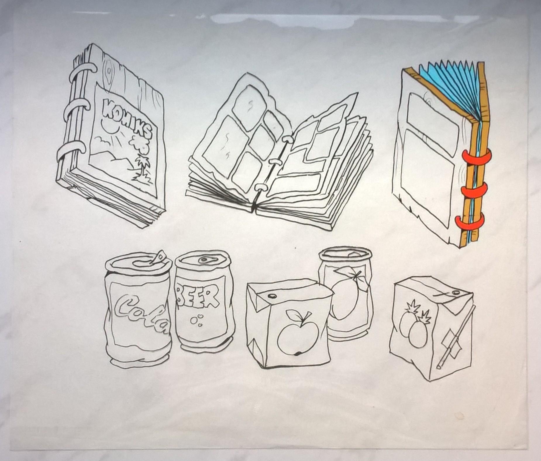 Folia animacyjna celuloidowa ze Studia Filmów Rysunkowych w Bielsku-Białej