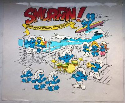 Folia animacyjna – SMURFIN! 10th ANNIVERSARY COMMEMORATION ALBUM – Album z okazji 10-lecia – SMERFY