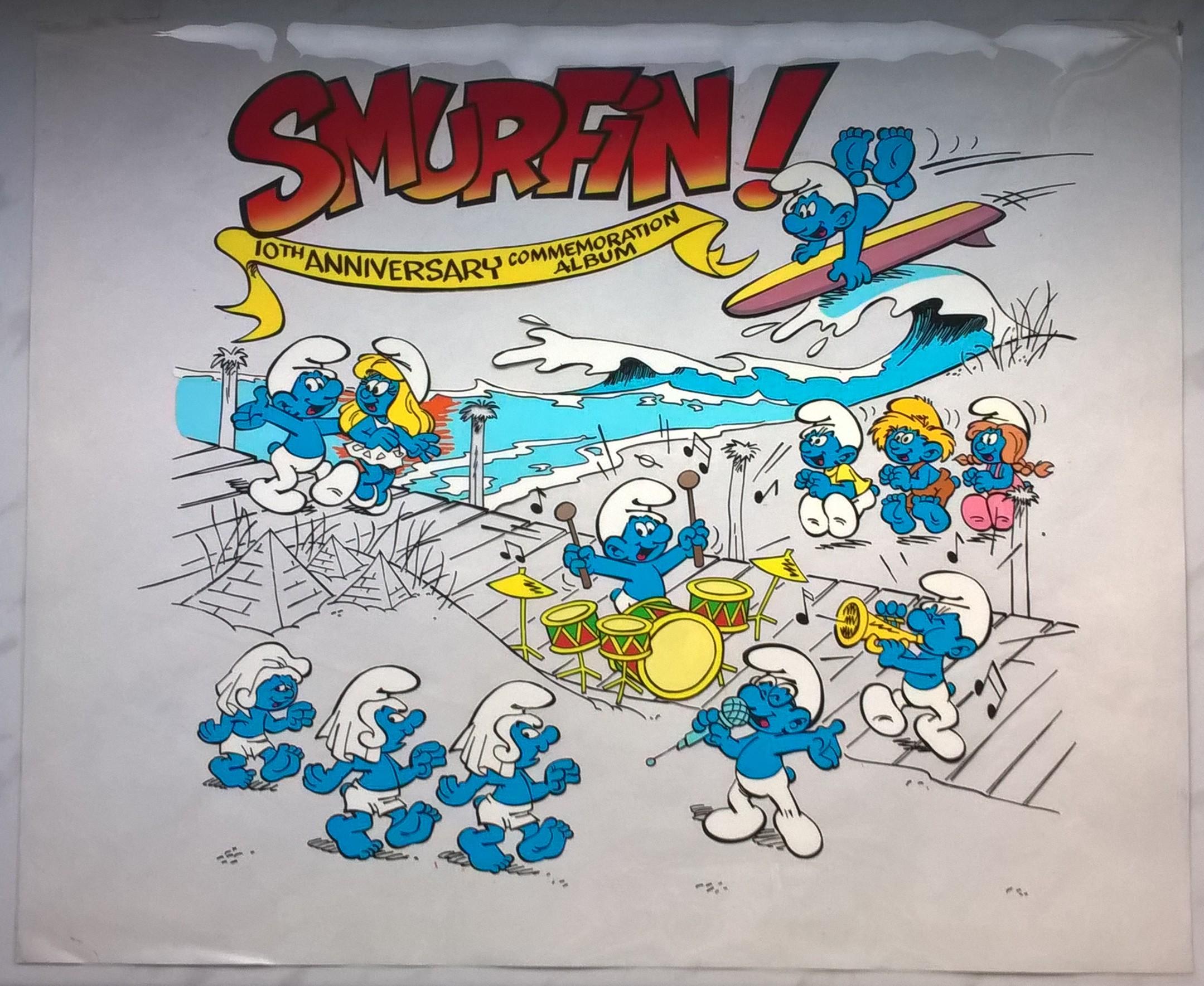 Folia animacyjna – SMURFIN! 10th ANNIVERSARY COMMEMORATION ALBUM – Album z okazji 10-lecia – SMERFY