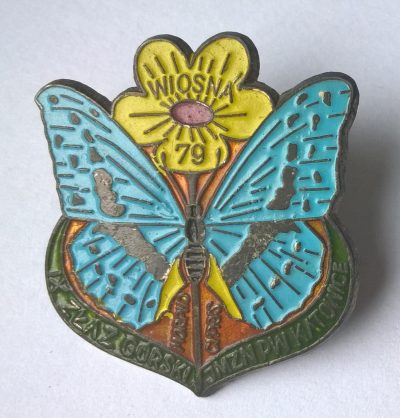 Odznaka turystyczna - IX Złaz Górski JMZN PW Katowice - WIOSNA 79 - Morpho cypris
