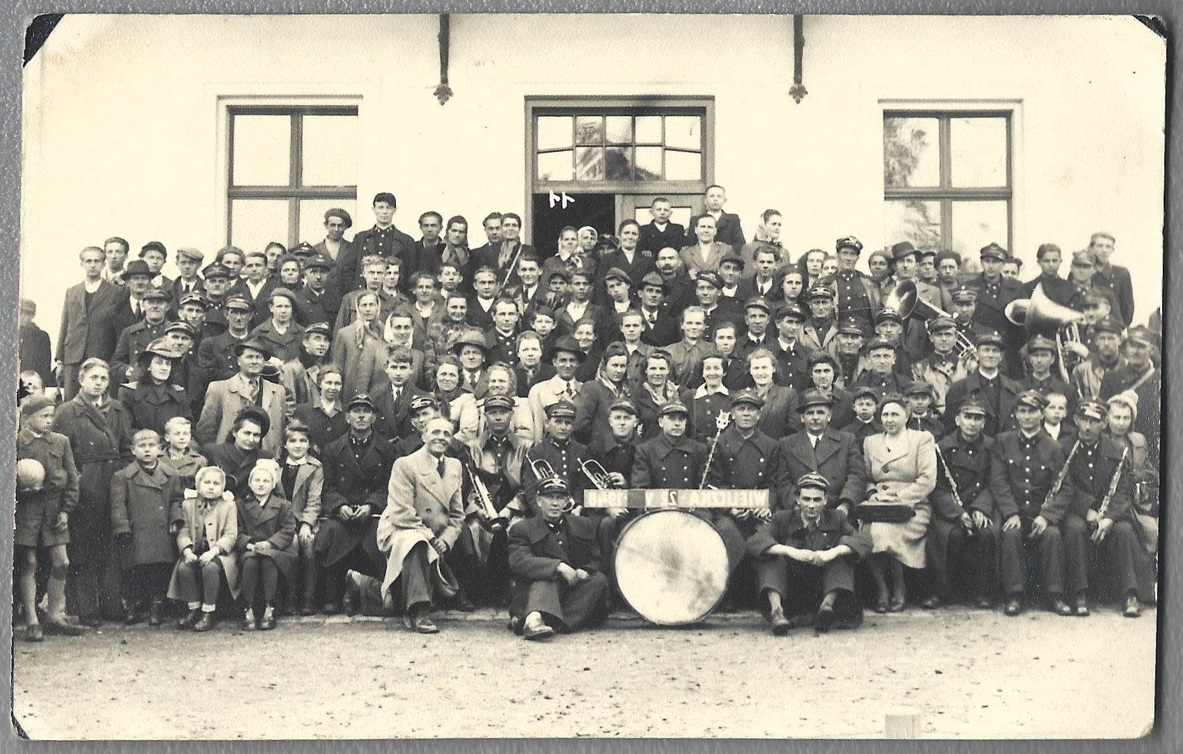Zdjęcie pamiątkowe - orkiestra - Wieliczka, 22. V. 1948