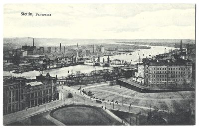 Pocztówka - STETTIN. Panorama - Szczecin