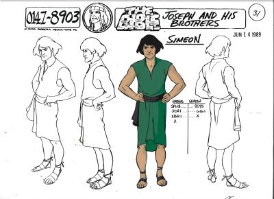 Folia animacyjna „THE BIBLE. JOSEPH AND HIS BROTHERS ”- SIMEON // Biblia. Józef i jego bracia – Symeon