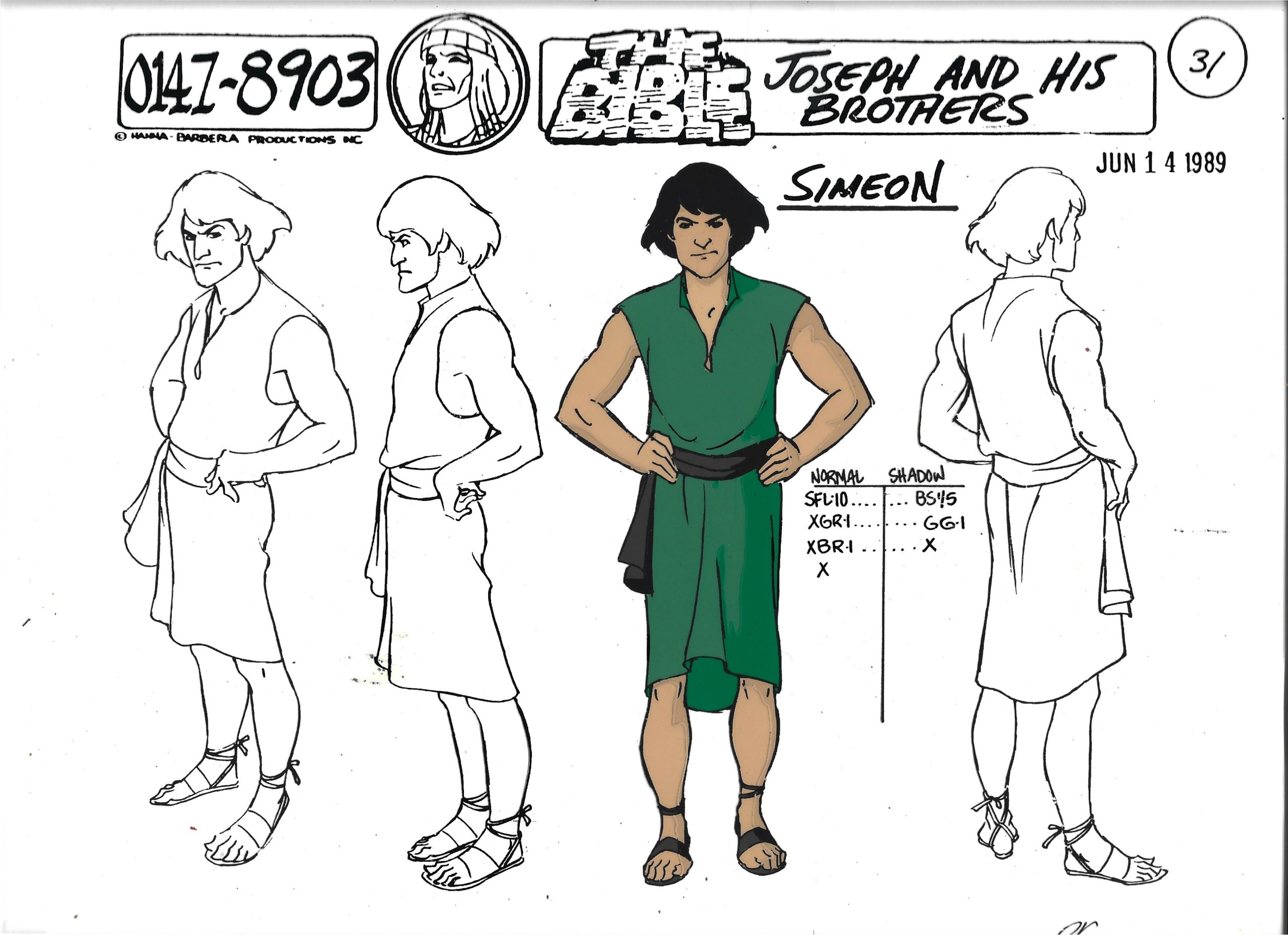 Folia animacyjna „THE BIBLE. JOSEPH AND HIS BROTHERS ”- SIMEON // Biblia. Józef i jego bracia – Symeon