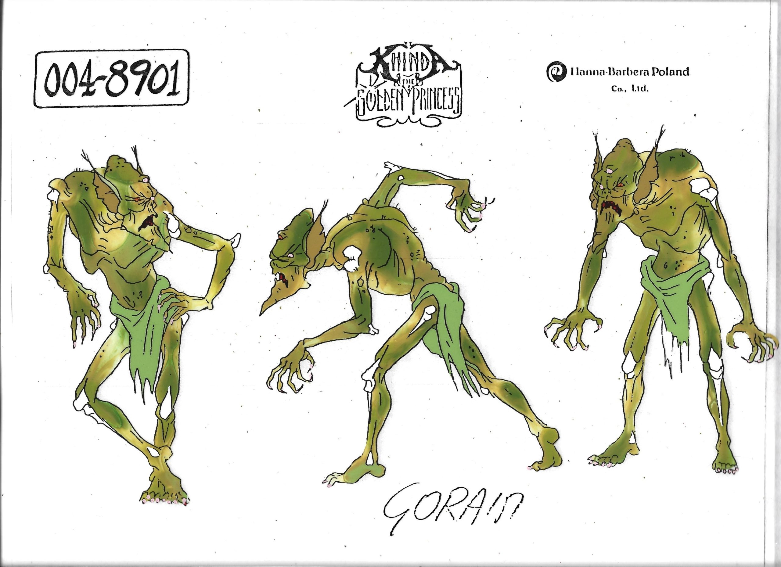 Folia animacyjna z bajki „KHINDA The Golden Princess” – „KHINDA-Złota Księżniczka” – GORAM