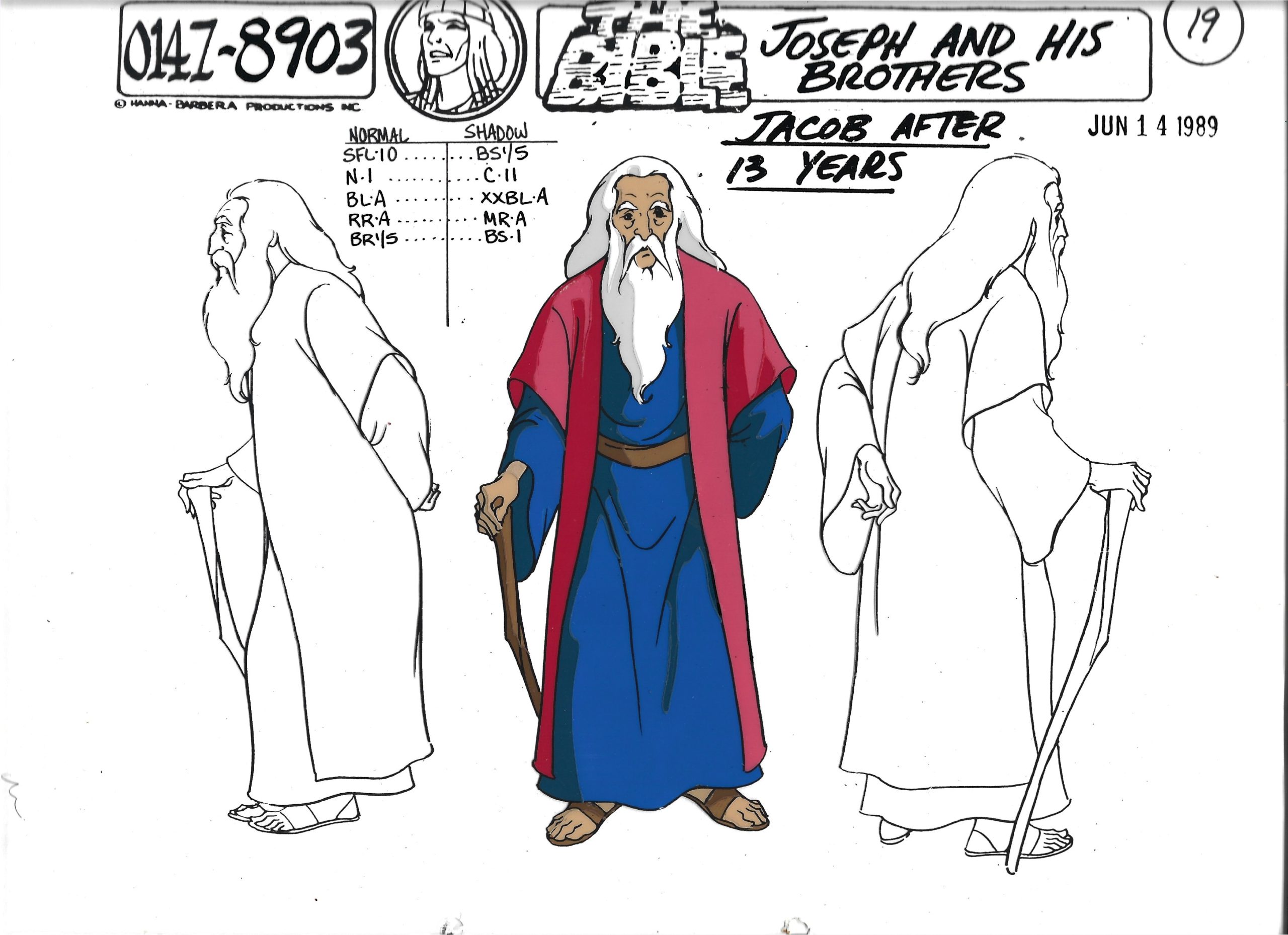 Folia animacyjna „THE BIBLE. JOSEPH AND HIS BROTHERS ”- JACOB AFTER 13 YEARS // Biblia. Józef i jego bracia – Jakub po 13 latach