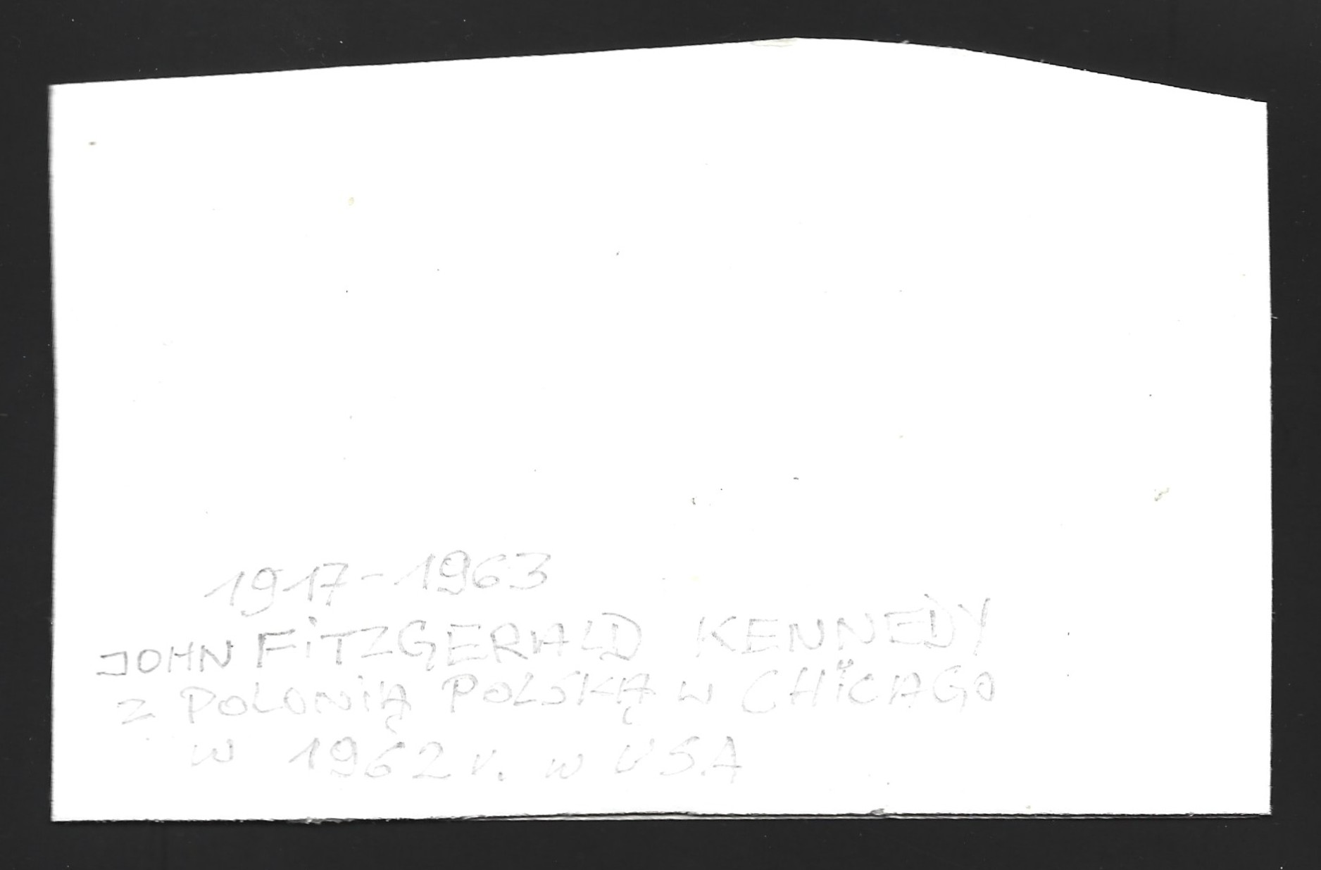 Zdjęcie - John Fitzgerald Kennedy z Polonią Polską w Chicago w 1962 r. w USA