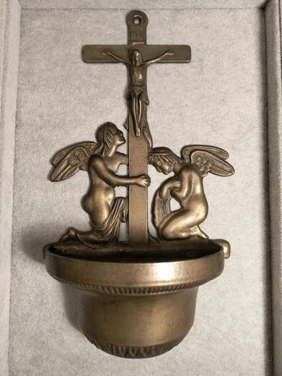 Stara kropielnica mosiężna