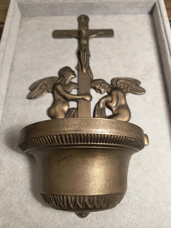 Stara kropielnica mosiężna