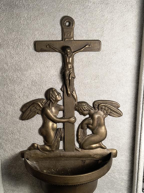 Stara kropielnica mosiężna