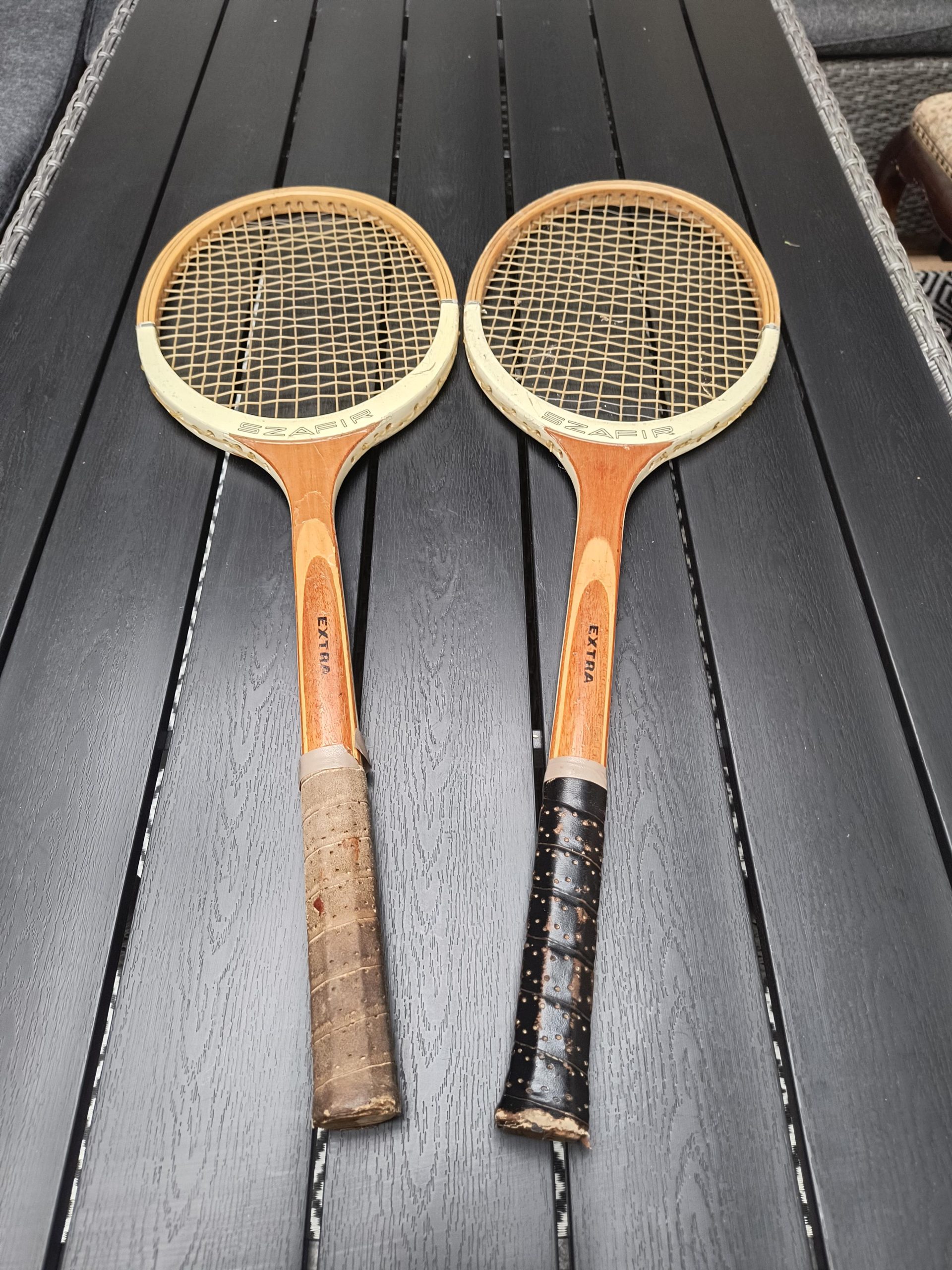 Drewniane rakiety do tenisa SZAFIR - Polsport