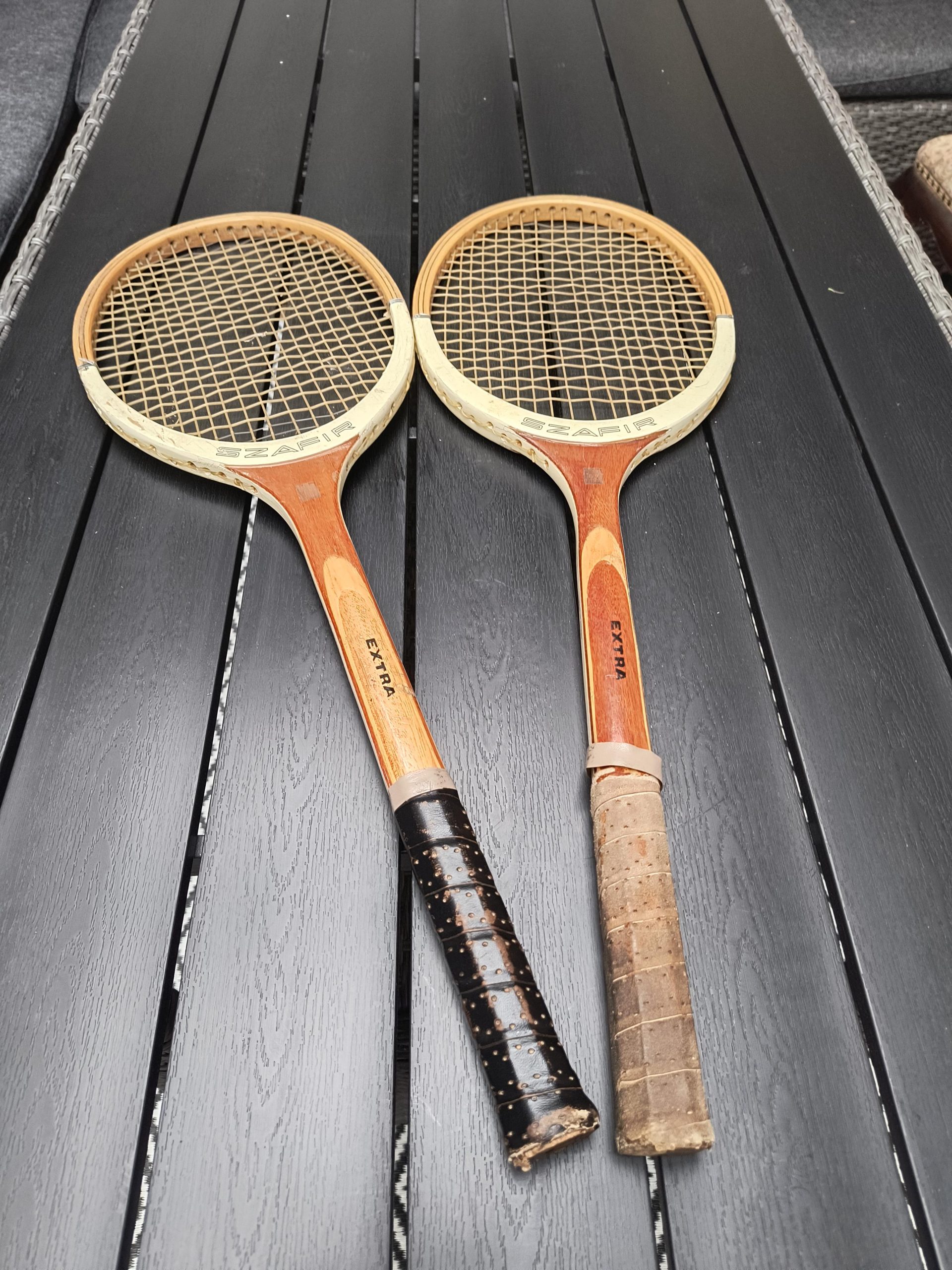 Drewniane rakiety do tenisa SZAFIR - Polsport