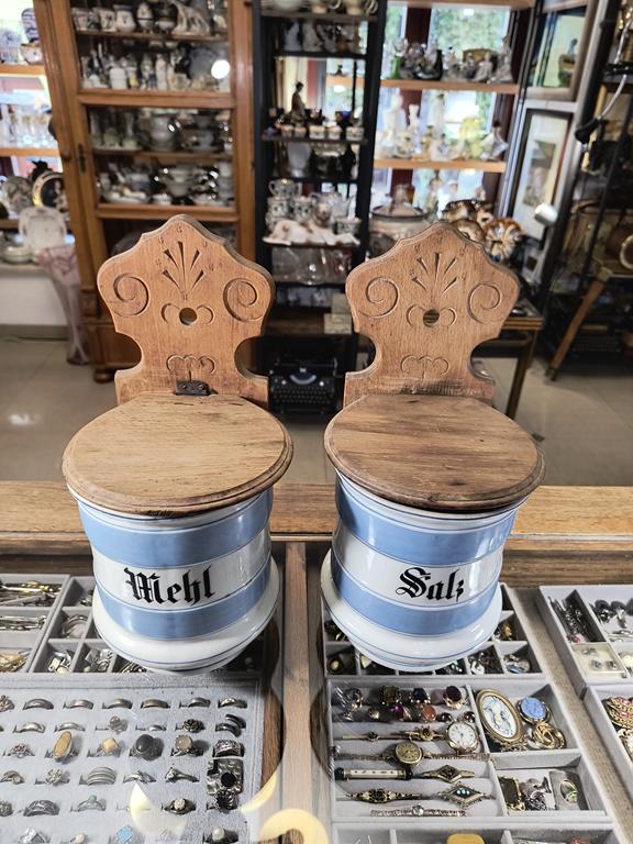 Stare pojemniki kuchenne - okres międzywojenny