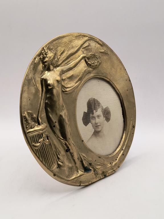 Ramka stojąca na zdjęcie – secesja