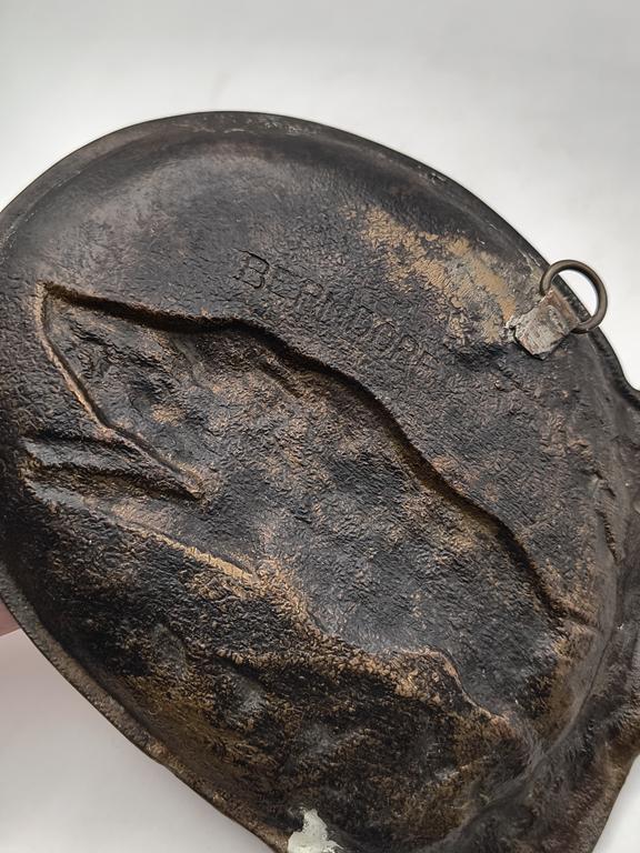 Plakieta z brązu z motywem myśliwskim - BERNDORF