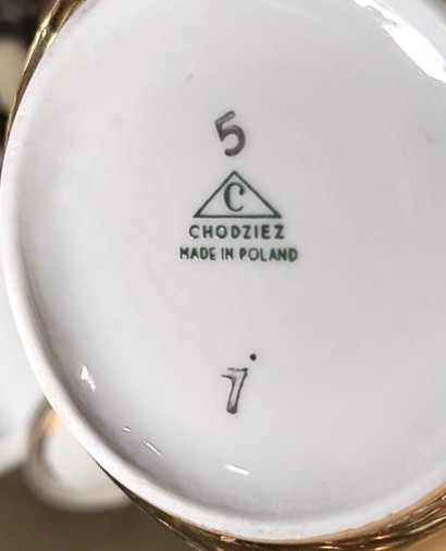 Zestaw porcelanowy Chodzież
