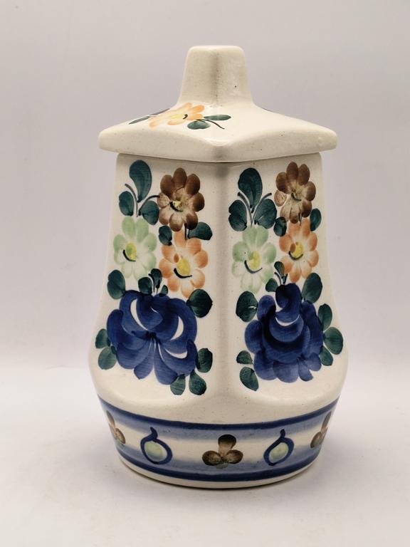 Puszka fajansowa z Włocławka - lata 70/80-te