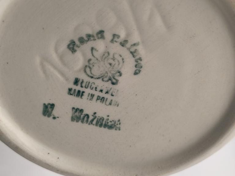 Puszka fajansowa z Włocławka - lata 70/80-te