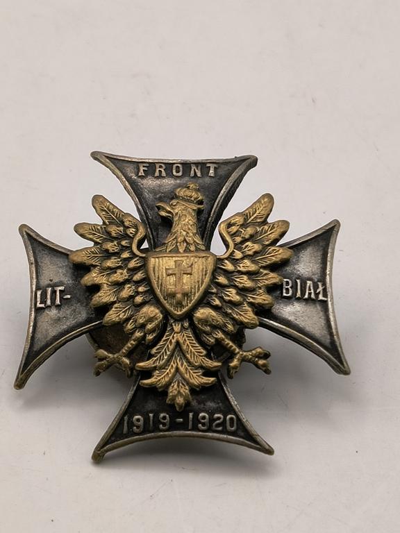 Oryginalna odznaka pamiątkowa - Front Litewsko-Białoruski - 1921, II RP