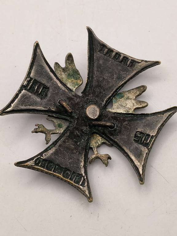 Oryginalna odznaka pamiątkowa - Front Litewsko-Białoruski - 1921, II RP