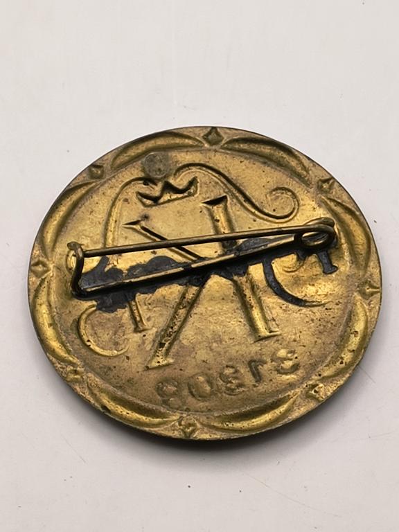 Oryginalna odznaka - przepustka TWIERDZA KRAKÓW, 1915 r.