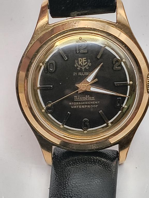 Zegarek mechaniczny naręczny RE Watch 21 Rubis - Nivalflex