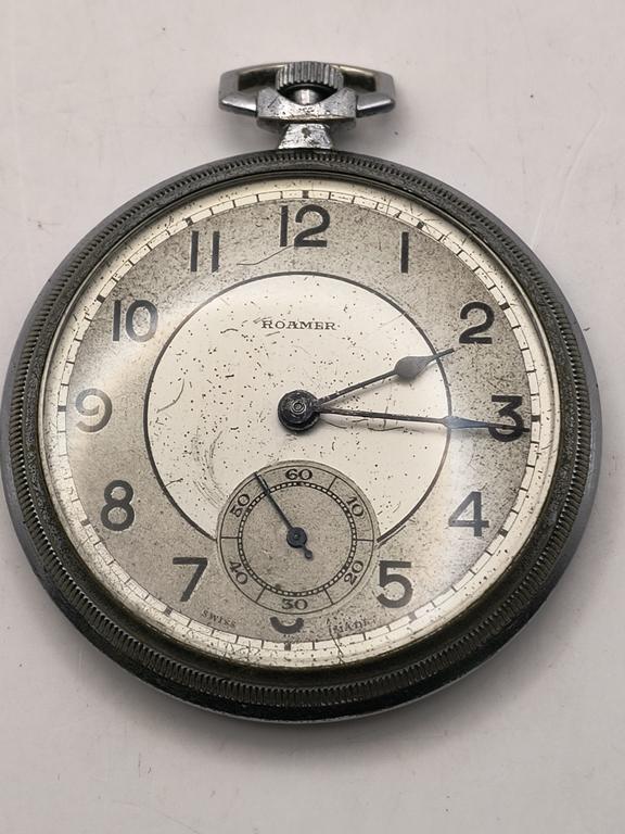 Zegarek kieszonkowy ROAMER, 15 jewels - Szwajcaria