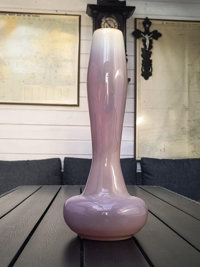 Wazon szklany różowy HERKULES - Huta Szkła SUDETY