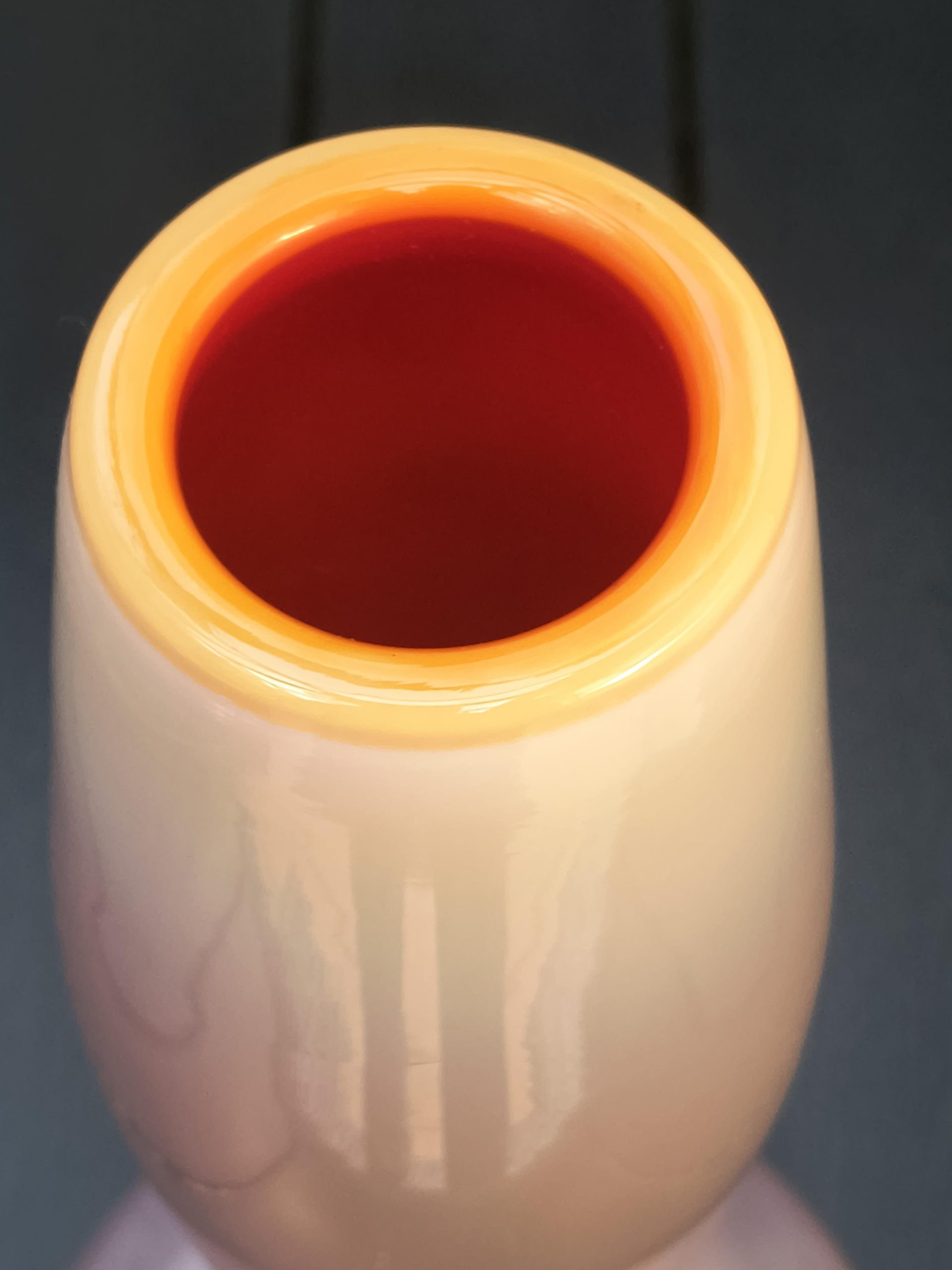 Wazon szklany różowy HERKULES - Huta Szkła SUDETY