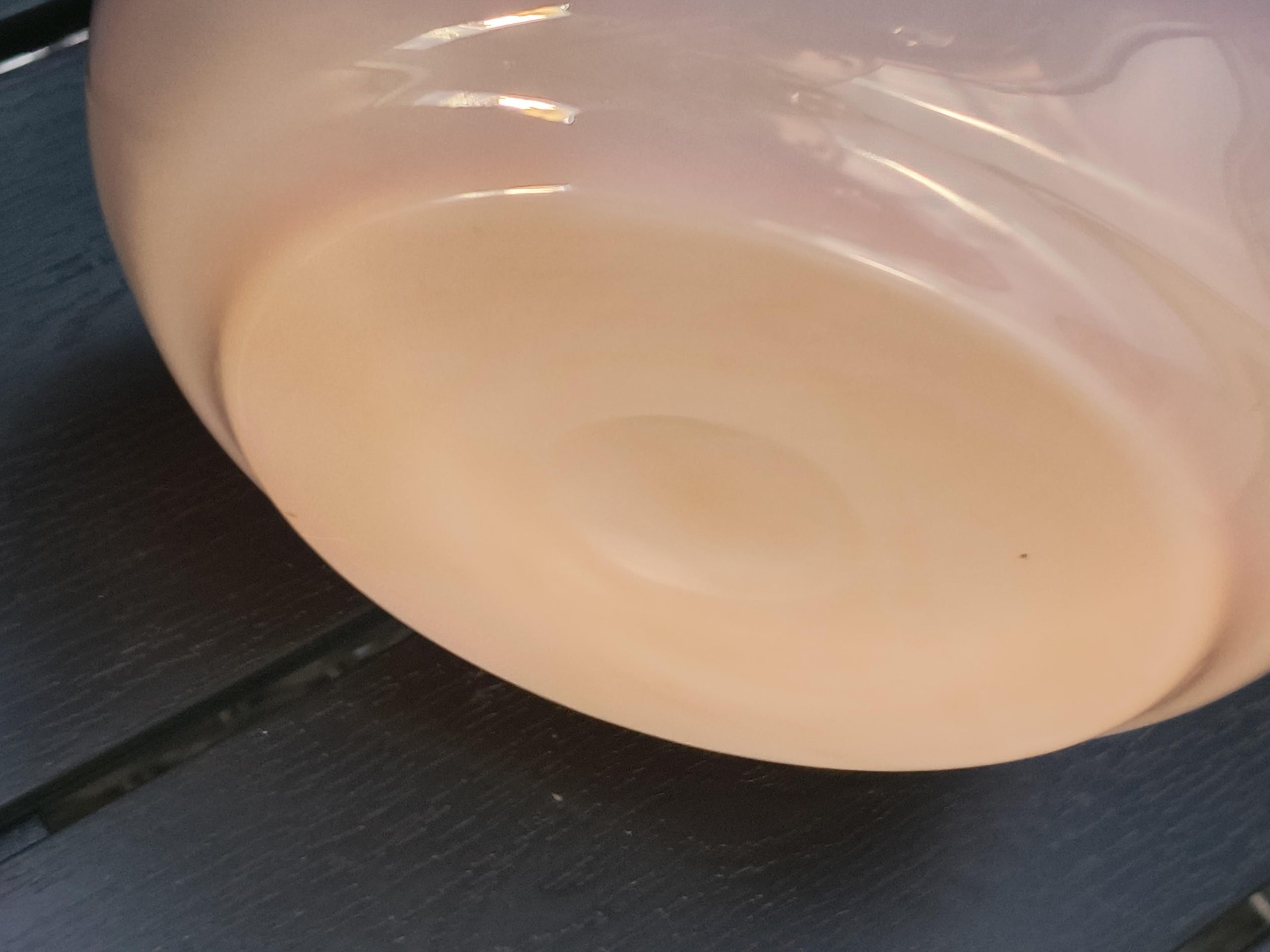 Wazon szklany różowy HERKULES - Huta Szkła SUDETY