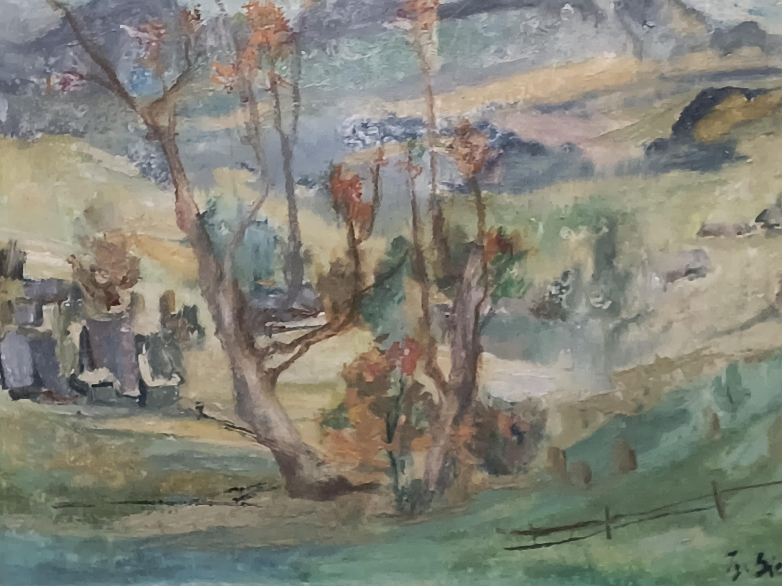 Obraz "Deszcz na Orawie" Ignacy Bieniek, 1978 r.