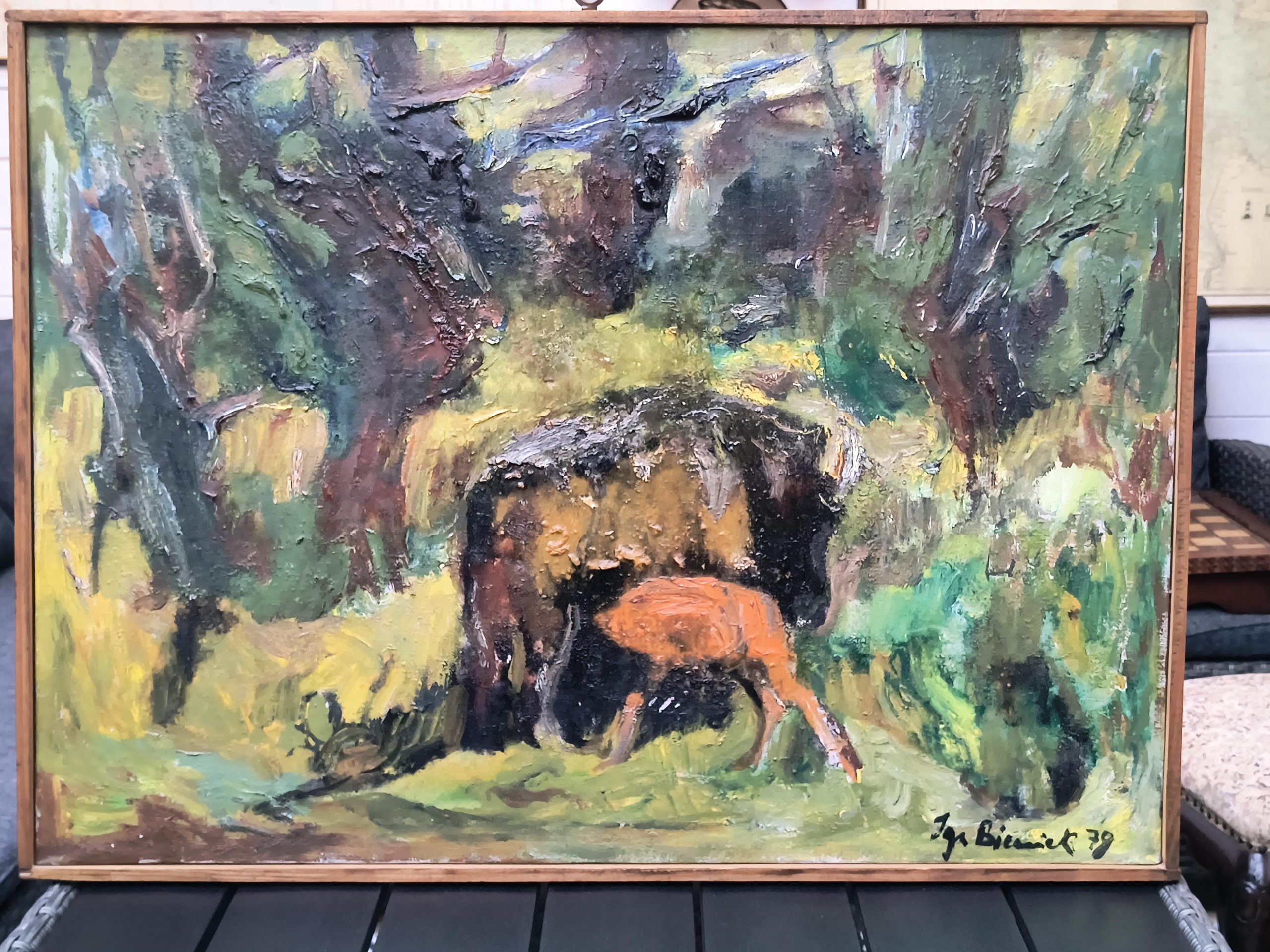 Obraz „Żubry” Ignacy Bieniek