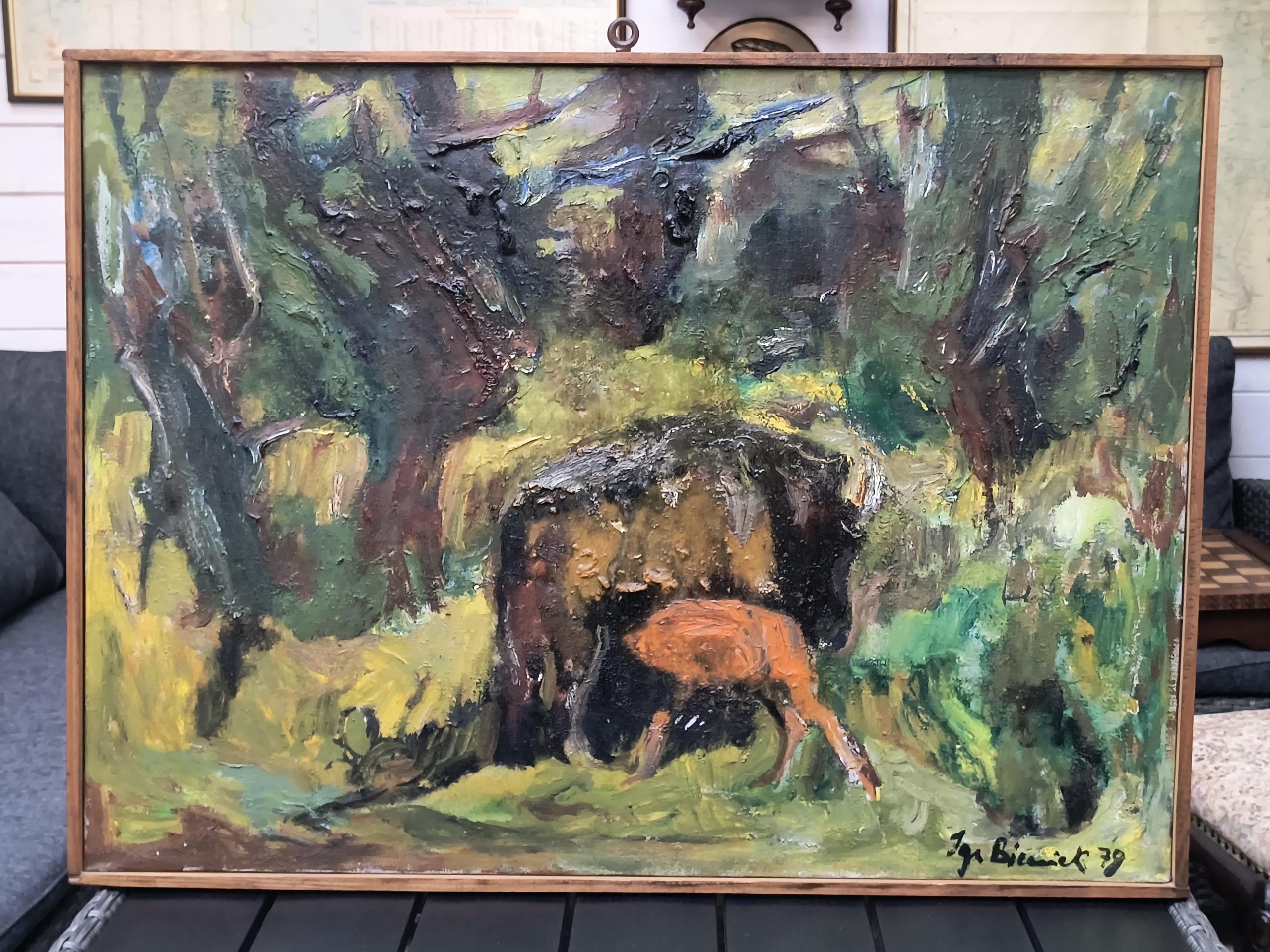 Obraz „Żubry” Ignacy Bieniek