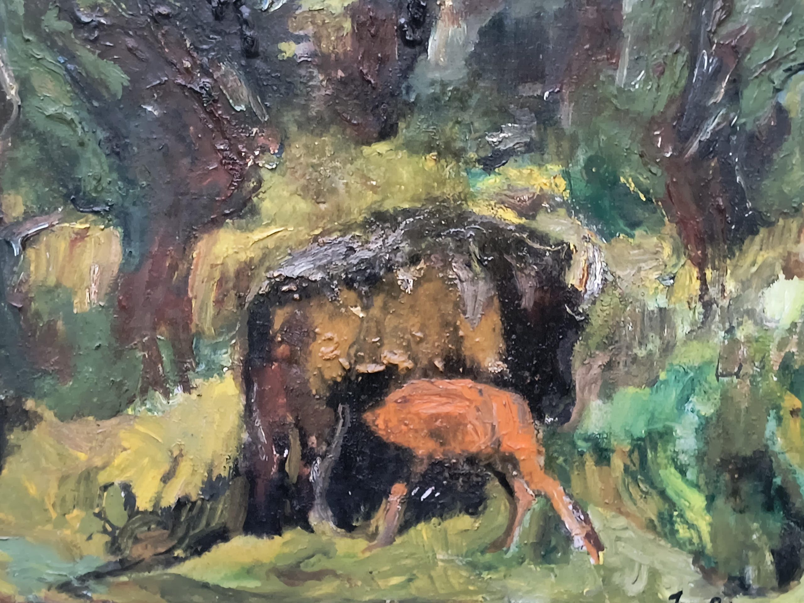 Obraz „Żubry” Ignacy Bieniek