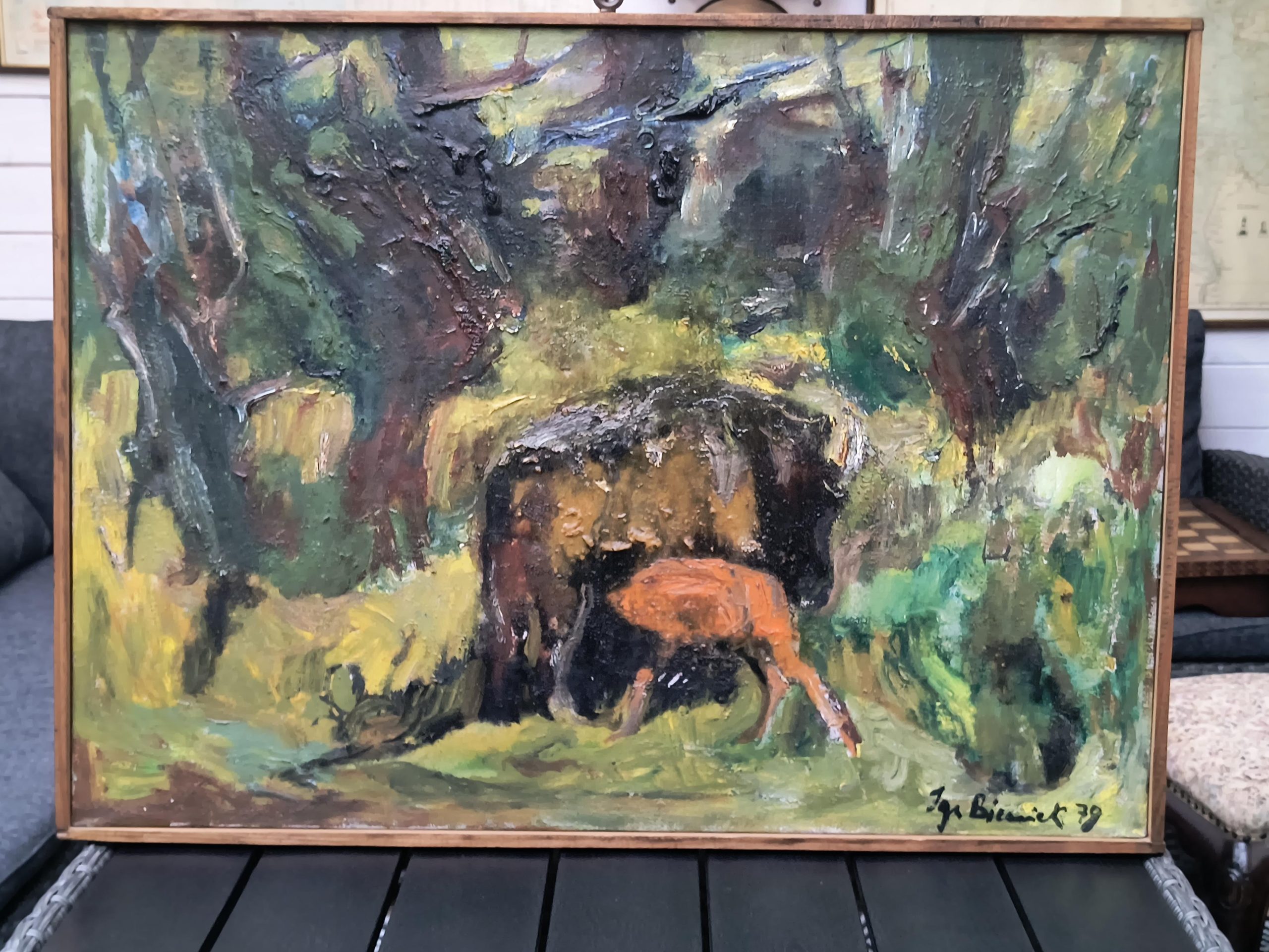 Obraz „Żubry” Ignacy Bieniek