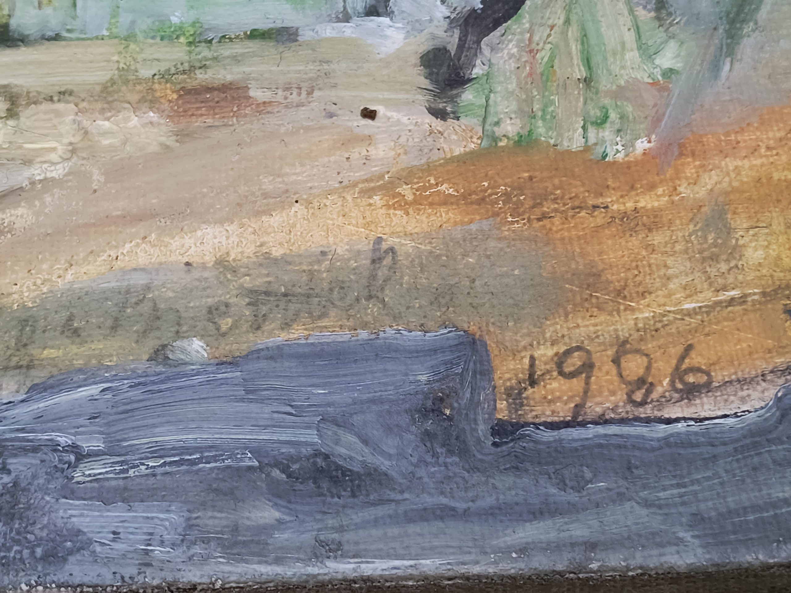 Obraz „Młyn w Zubrzycy / Zawoja” Ignacy Bieniek, 1988 r.