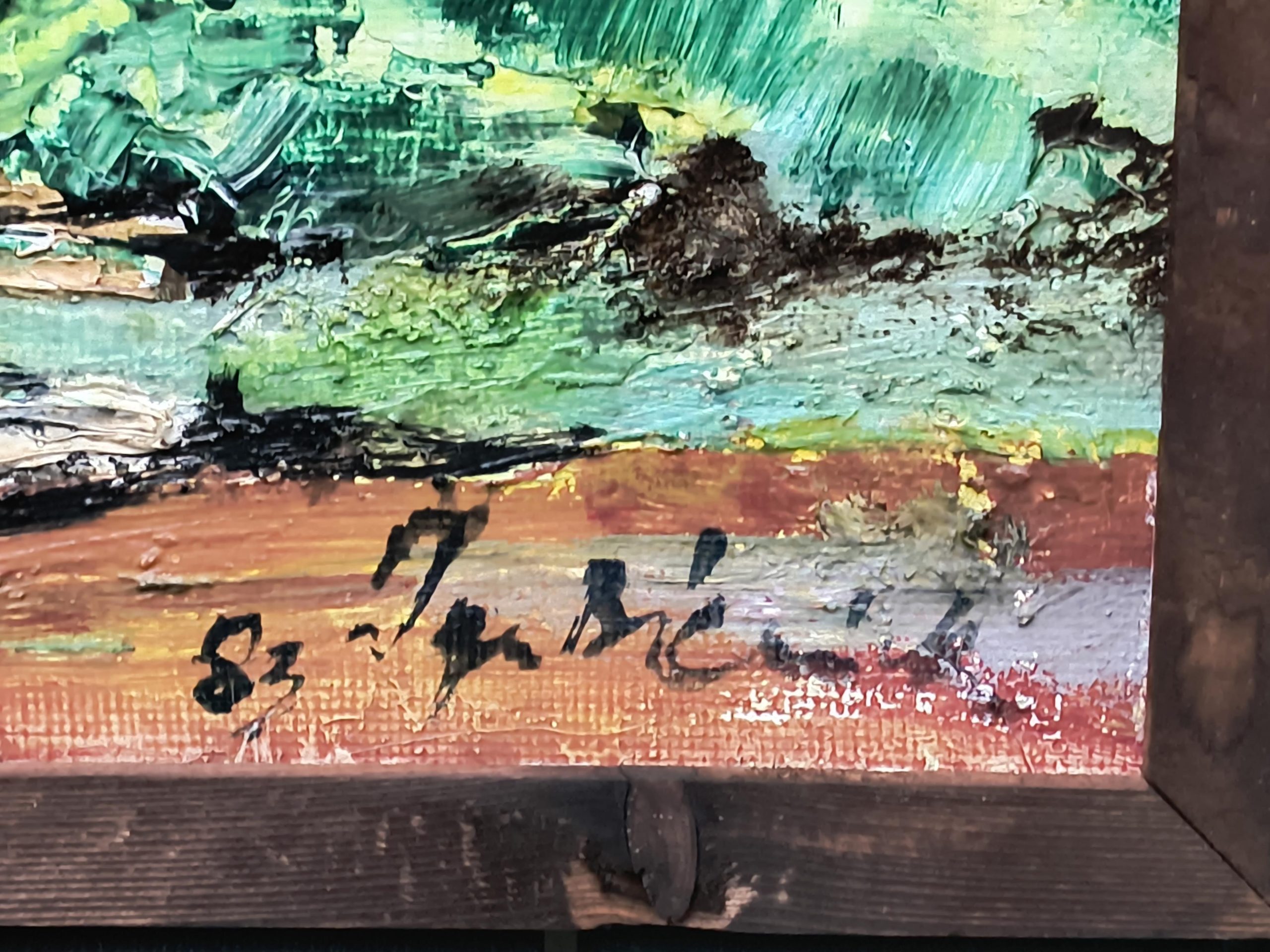 Obraz „Stary pług w polu” Ignacy Bieniek, 1983 r.