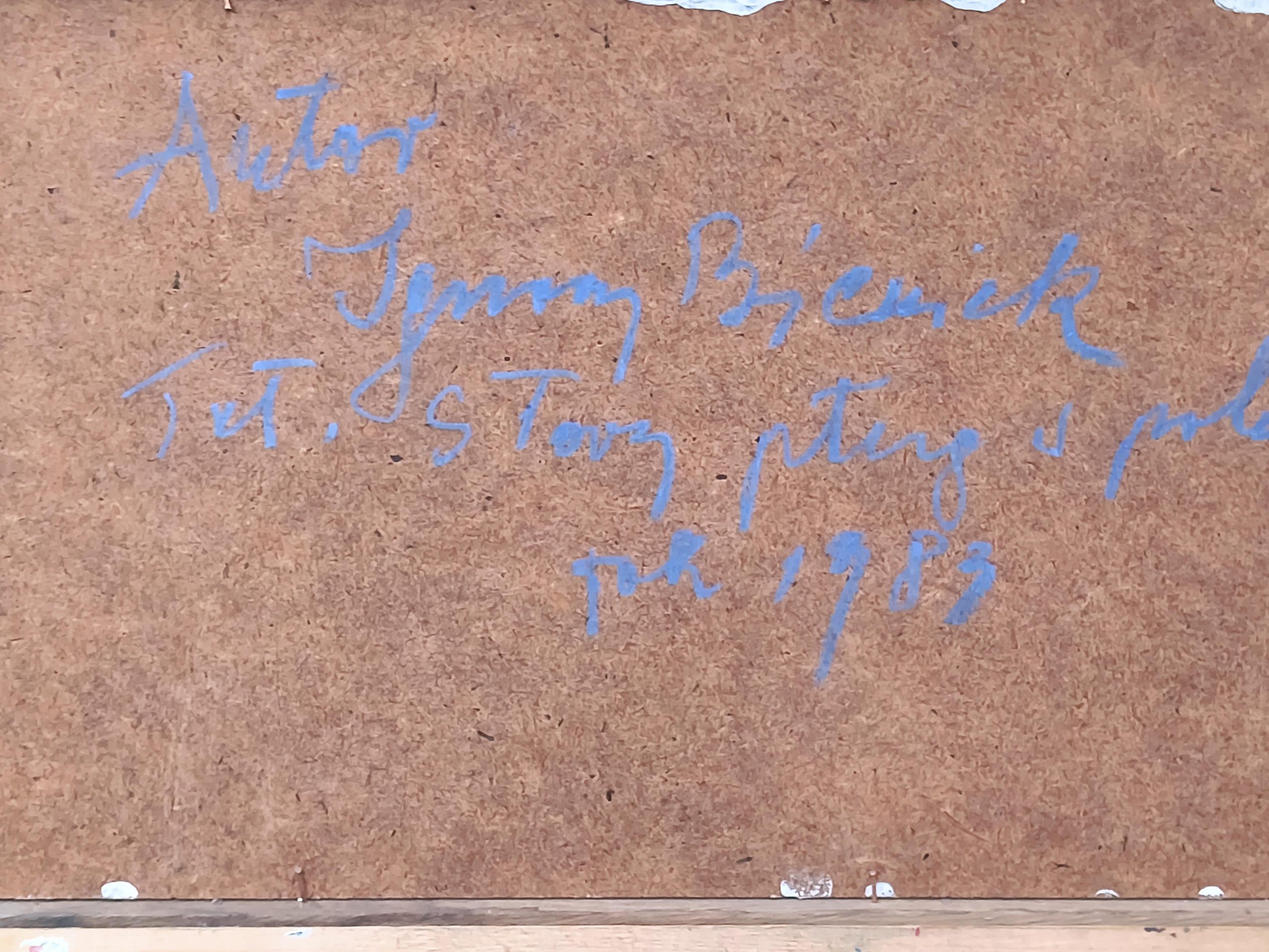 Obraz „Stary pług w polu” Ignacy Bieniek, 1983 r.