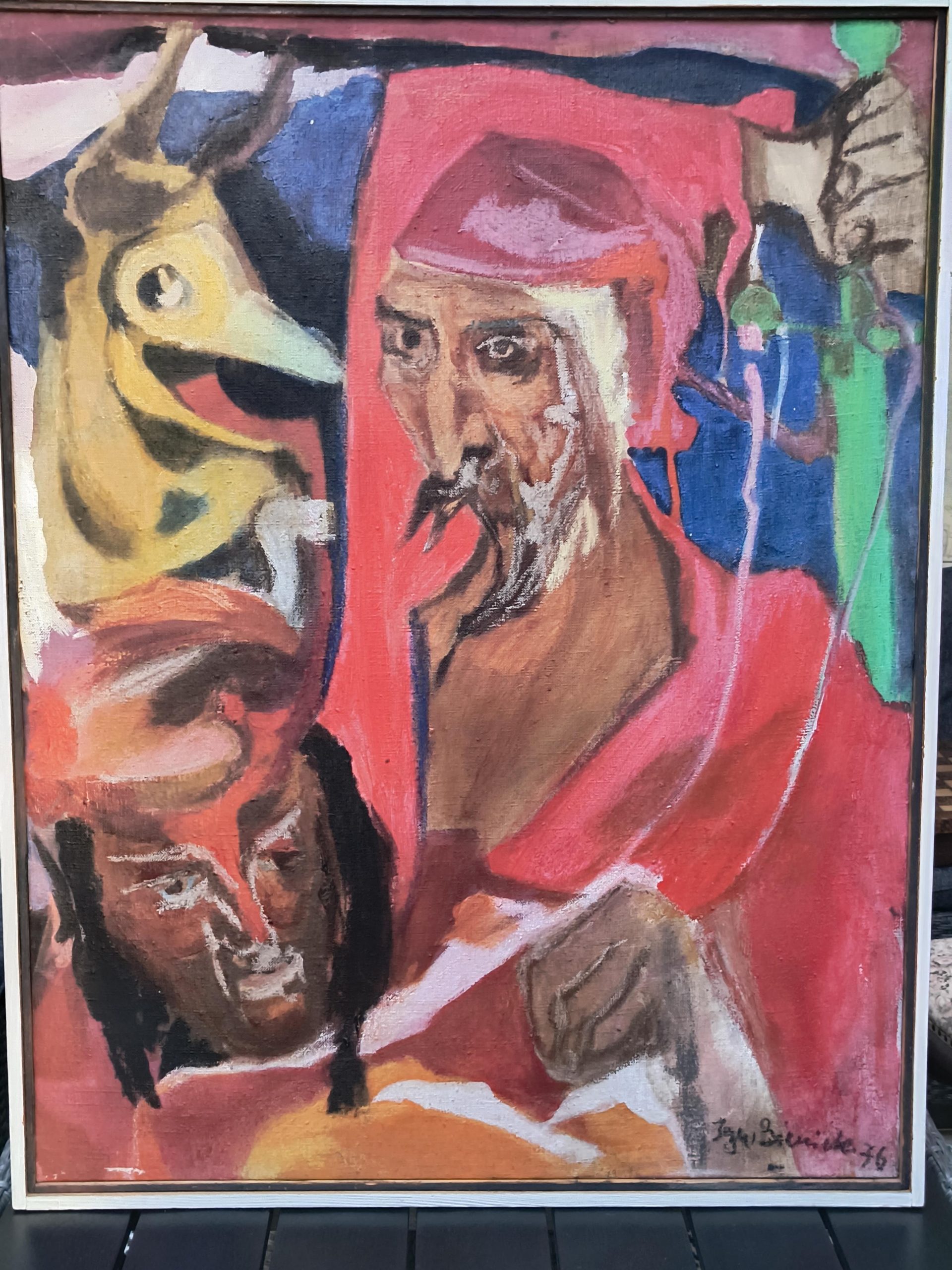 Obraz „Przebierańcy” Ignacy Bieniek, 1976 r.