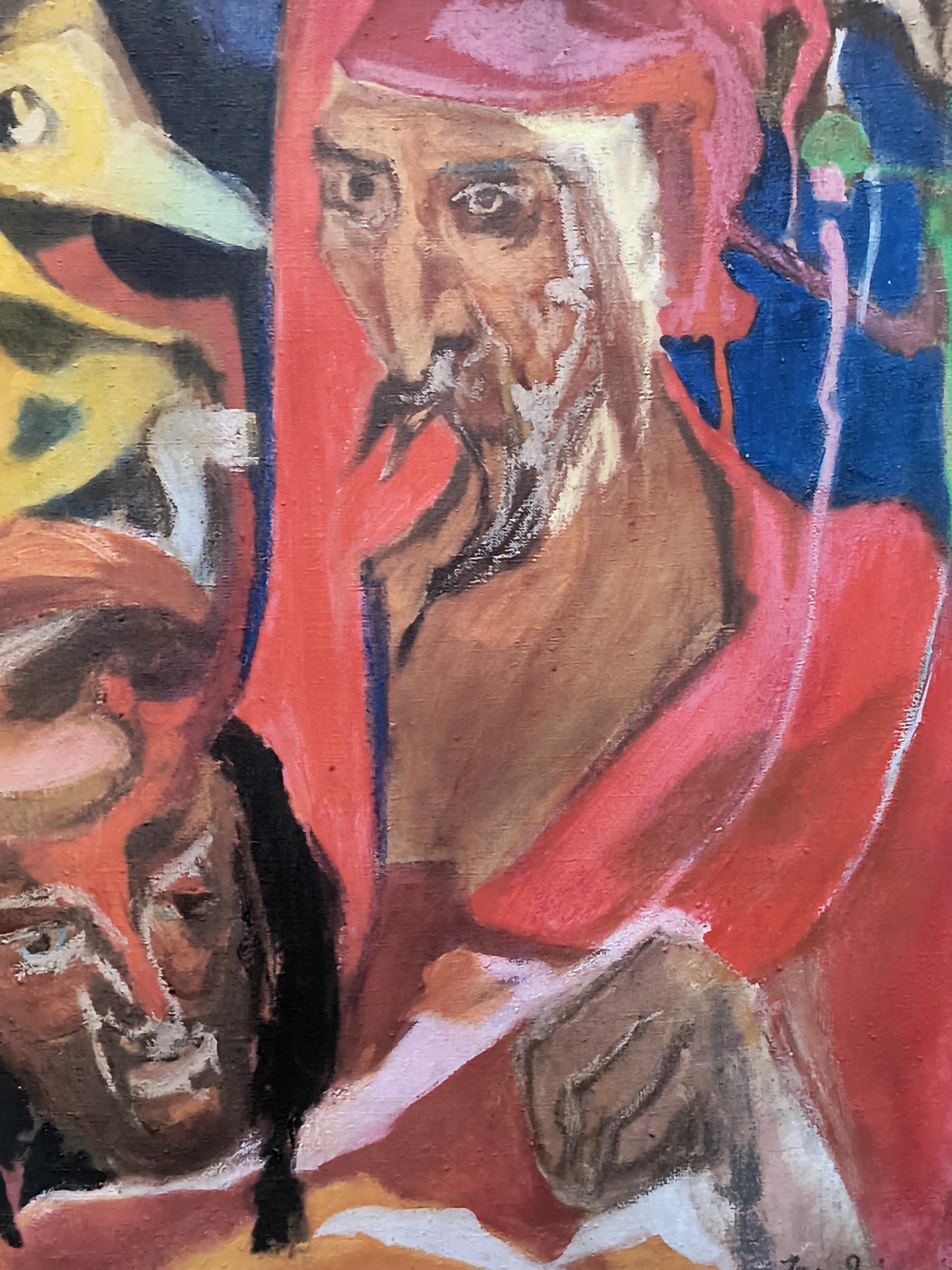 Obraz „Przebierańcy” Ignacy Bieniek, 1976 r.