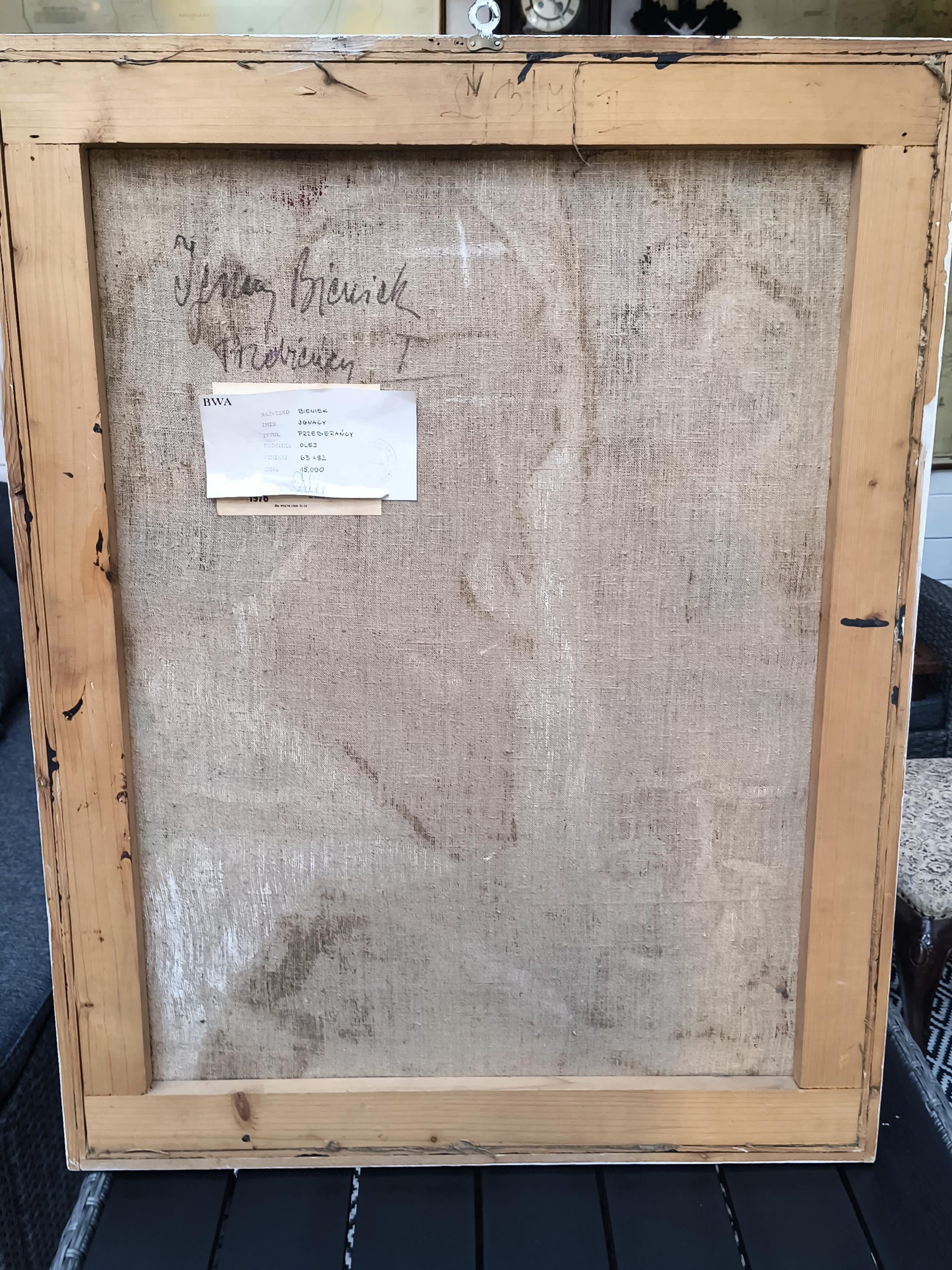 Obraz „Przebierańcy” Ignacy Bieniek, 1976 r.